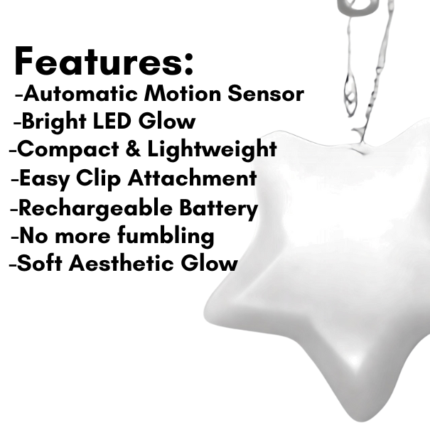 Purse Lume Motion Sensor Star Light