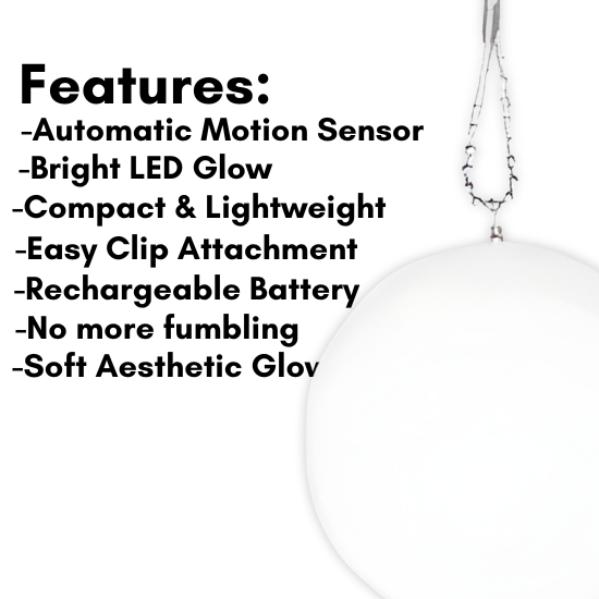 Purse Lume Motion-Sensor Round Light