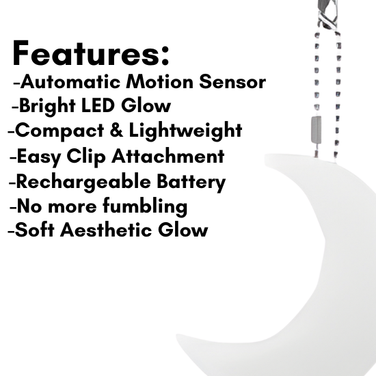 Purse Lume Motion Sensor Crescent Light