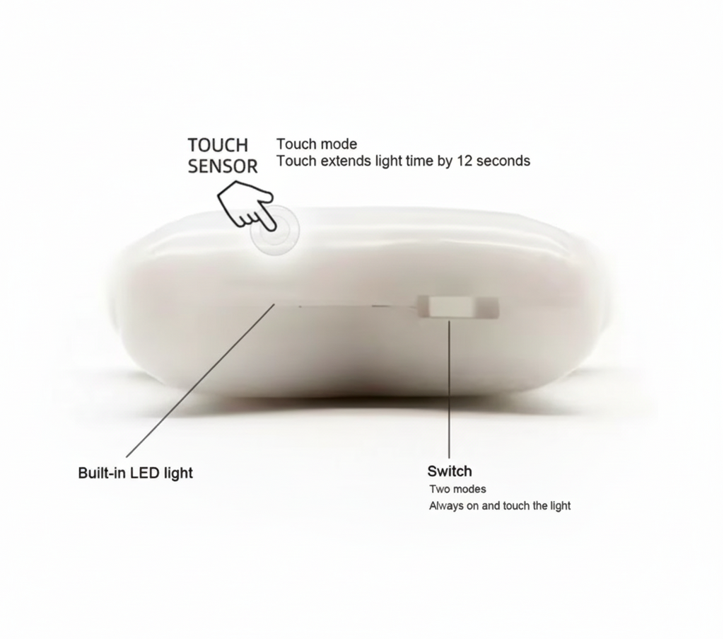 Purse Lume Motion-Sensor Heart Light