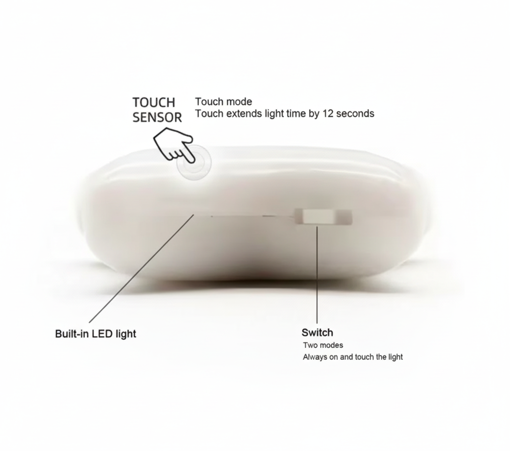 Purse Lume Motion-Sensor Heart Light